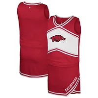 Girls Youth Colosseum Arkansas Razorbacks Cheerleader Top  Skirt Set