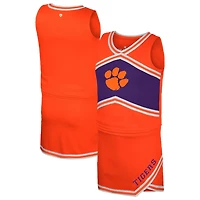 Girls Youth Colosseum Clemson Tigers Cheerleader Top  Skirt Set
