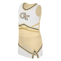 Girls Youth Colosseum Georgia Tech Yellow Jackets Lollipop Park Cheer Two-Piece Set