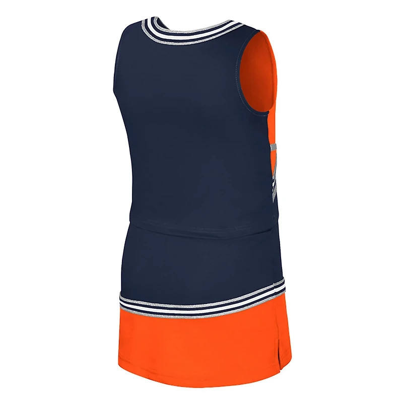 Girls Youth Colosseum Illinois Fighting Illini Lollipop Park Cheer Two-Piece Set