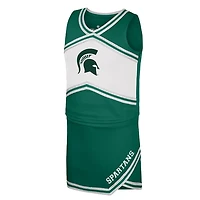 Girls Youth Colosseum Michigan State Spartans Cheerleader Top  Skirt Set