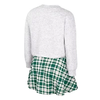 Girls Youth Colosseum Michigan State Spartans Marceline Plaid Skirt and Top Set