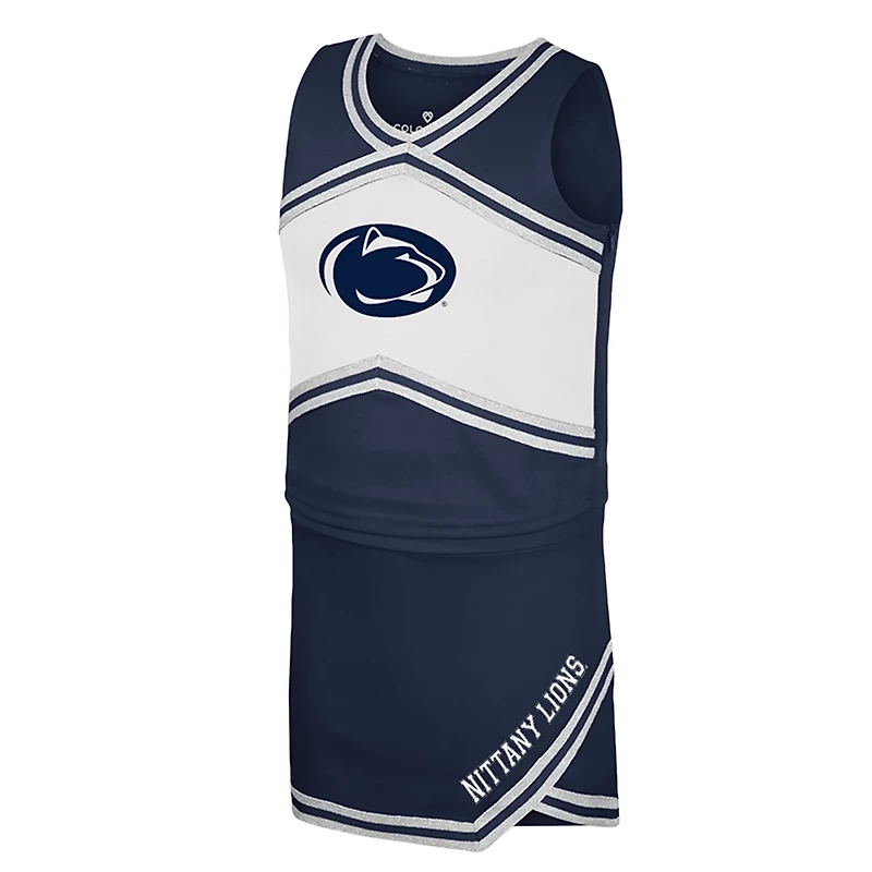 Girls Youth Colosseum Penn State Nittany Lions Cheerleader Top  Skirt Set