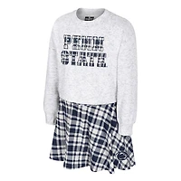 Girls Youth Colosseum Penn State Nittany Lions Marceline Plaid Skirt and Top Set