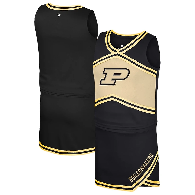 Girls Youth Colosseum Purdue Boilermakers Cheerleader Top  Skirt Set
