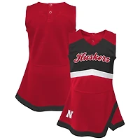 Girls Youth Nebraska Huskers Cheer Captain Jumper Dress