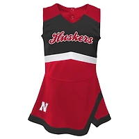 Girls Youth Nebraska Huskers Cheer Captain Jumper Dress