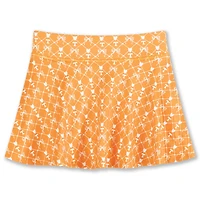 Girls Youth ZooZatz Tennessee Volunteers All-Over Print Bow Team Logo Skort