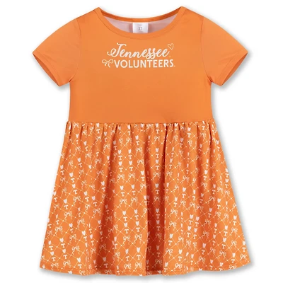 Girls ZooZatz Tennessee Tennessee Volunteers Short Sleeve Dress