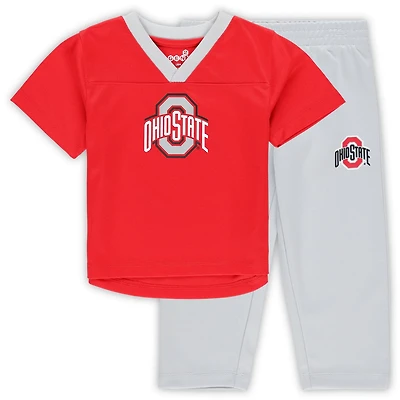 Ohio State Buckeyes Two-Piece Zone Jersey  Pants Set