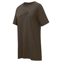 Pro Standard Atlanta Braves Neutral T-Shirt Dress