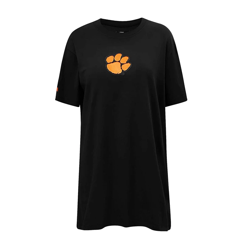 Pro Standard Clemson Tigers Tonal Neutral Mini T-Shirt Dress