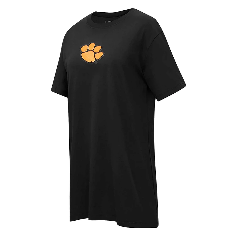 Pro Standard Clemson Tigers Tonal Neutral Mini T-Shirt Dress
