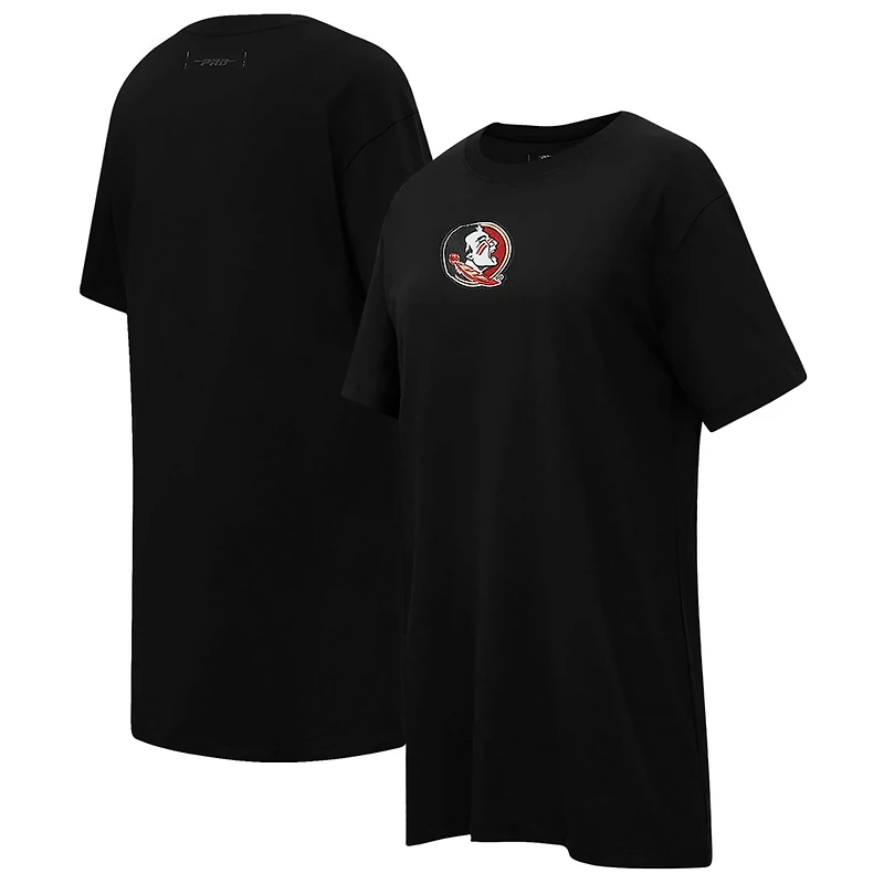 Pro Standard Florida State Seminoles Tonal Neutral Mini T-Shirt Dress