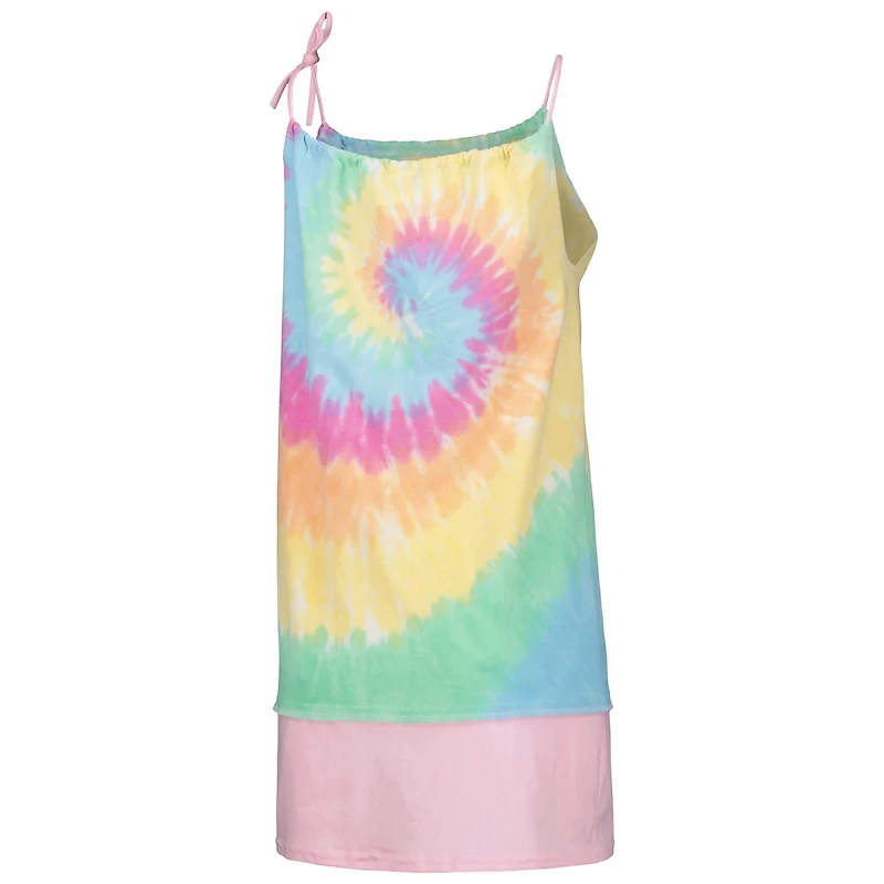 Refried Apparel Chicago Cubs Tie-Dye Tank Dress