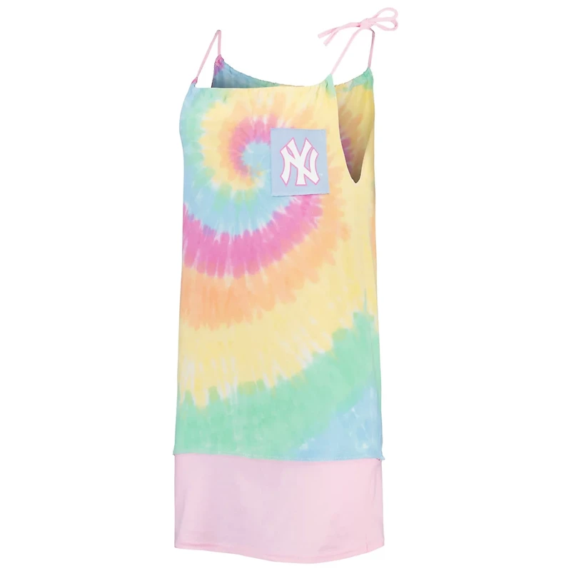 Refried Apparel New York Yankees Tie-Dye Tank Dress