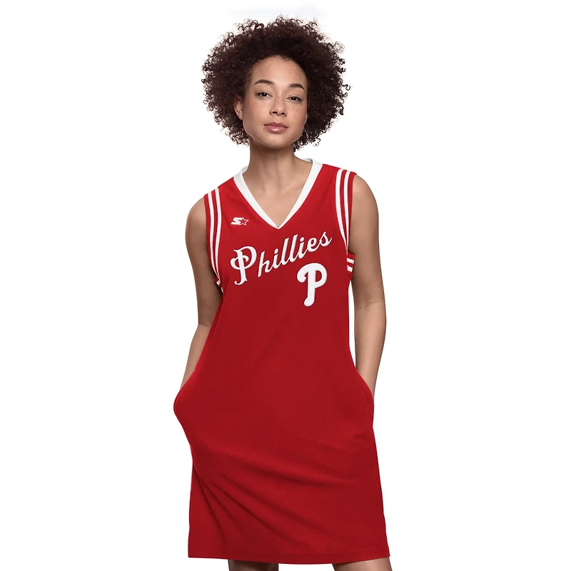 Starter Philadelphia Phillies Fast Track Sneaker V-Neck Dress