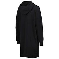 Touch Iowa Hawkeyes Quick Pass Lace-Up V-Neck Hoodie Dress