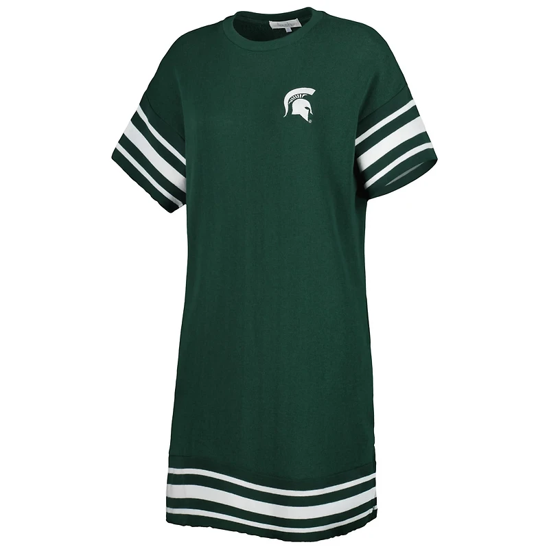 Touch Michigan State Spartans Cascade T-Shirt Dress