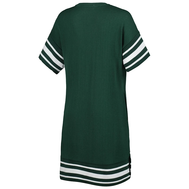 Touch Michigan State Spartans Cascade T-Shirt Dress