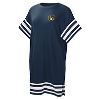 Touch Milwaukee Brewers Cascade T-Shirt Dress