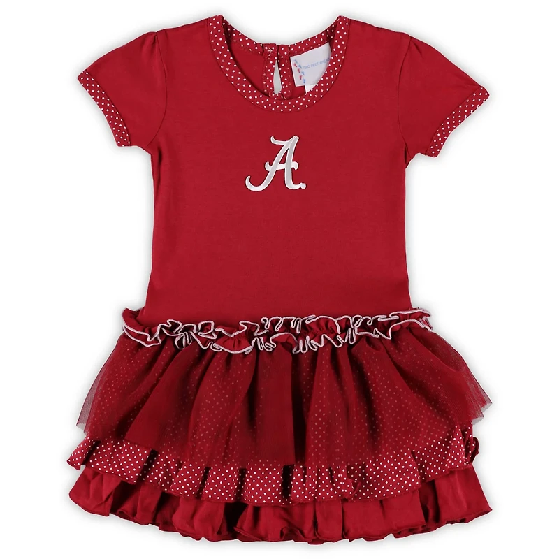 Two Feet Ahead Alabama Tide Dot Tutu Dress