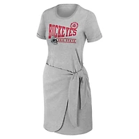 WEAR by Erin Andrews Ohio State Buckeyes Knotted T-Shirt Dress