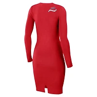 WEAR by Erin Andrews Washington Capitals Lace-Up Dress