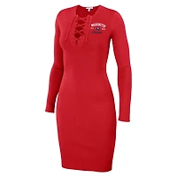 WEAR by Erin Andrews Washington Capitals Lace-Up Dress