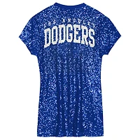 Youth Los Angeles Dodgers V-Neck Sequin Dress