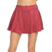 ZooZatz Alabama Tide Allover Print Flowy Skort
