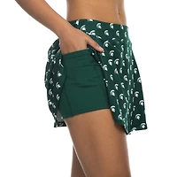ZooZatz Michigan State Spartans All-Over Print Flowy Skort