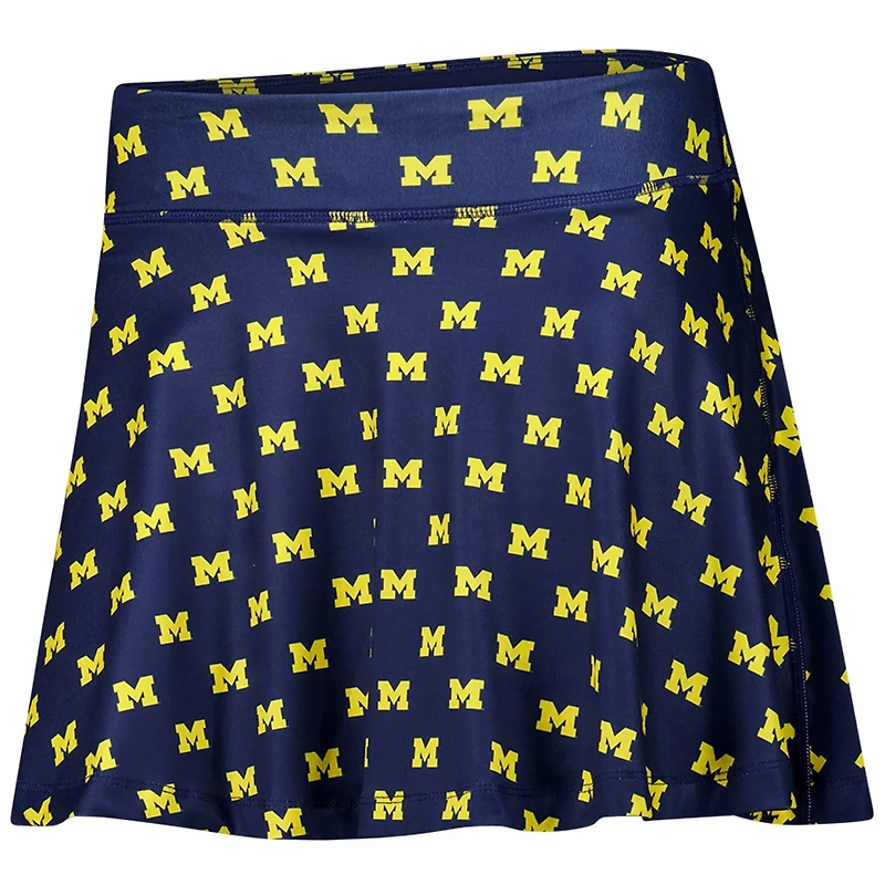 ZooZatz Michigan Wolverines Allover Print Flowy Skort