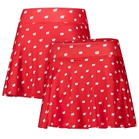 ZooZatz Wisconsin Badgers Allover Print Flowy Skort
