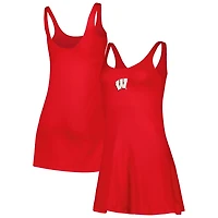 ZooZatz Wisconsin Badgers Logo Scoop Neck Dress