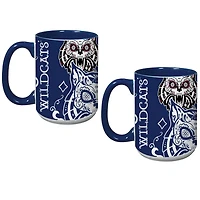 Arizona Wildcats Two-Pack Dia De Los Muertos Mug Set