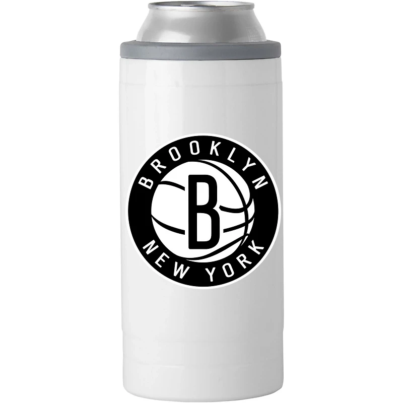 Brooklyn Nets 12oz Letterman Slim Can Cooler