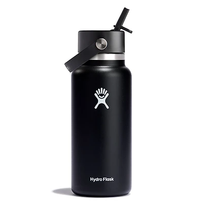Hydro Flask 32 oz Wide Mouth Water Bottle with Flex Straw Cap