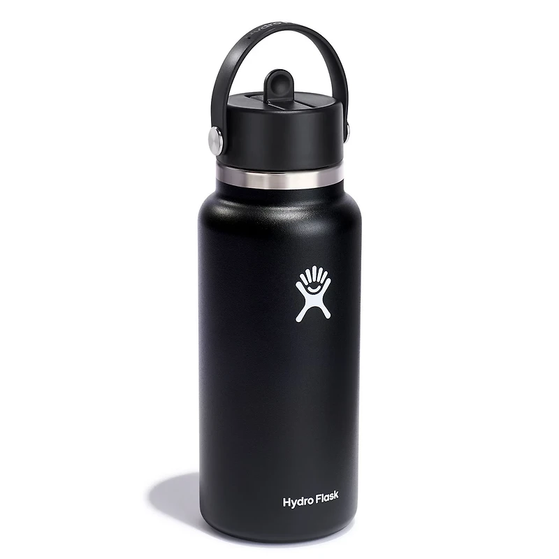 Hydro Flask 32 oz Wide Mouth Water Bottle with Flex Straw Cap