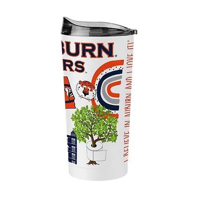 Logo Brands Auburn University 20 oz Native Powder Coat Tumbler