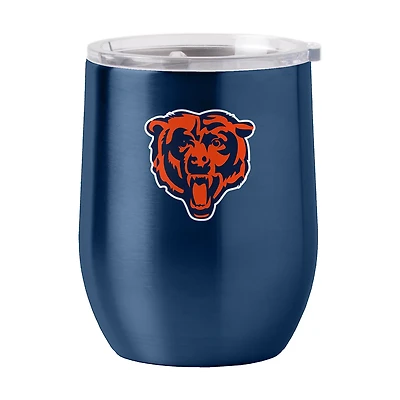 Logo Brands Chicago Bears 16 oz Gameday Stainless Curved Beverage Tumbler