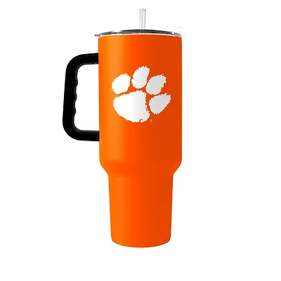Logo Brands Clemson University 40 oz Flipside Powder Coat Tumbler
