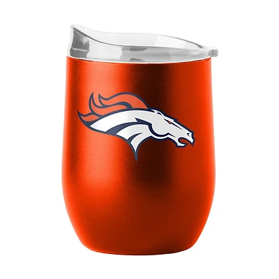 Logo Brands Denver Broncos 16oz Flipside Powder Coat Tumbler