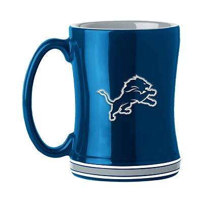 Logo Brands Detroit Lions 14 oz Relief Mug