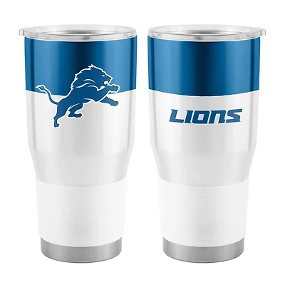 Logo Brands Detroit Lions 30 oz Colorblock Stainless Tumbler