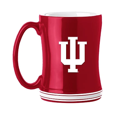 Logo Brands Indiana University 14oz Relief Mug