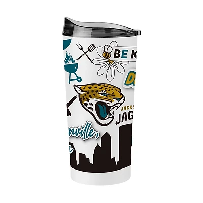 Logo Brands Jacksonville Jaguars 20 oz Native Tumbler