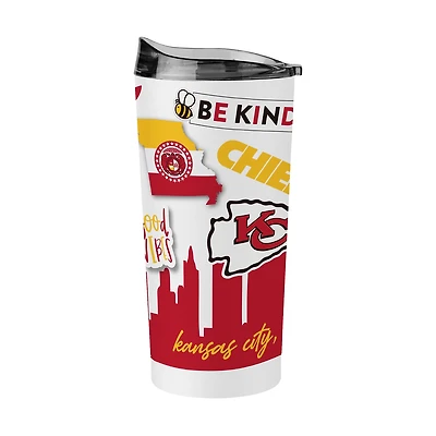 Logo Brands Kansas City Chiefs 20 oz Native Tumbler