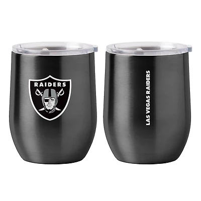 Logo Brands Las Vegas Raiders 16 oz Gameday Stainless Curved Beverage Tumbler