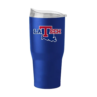 Logo Brands Louisiana Tech University 30 oz Flipside Powder Coat Tumbler